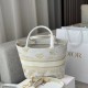 Dior Basket Bag White