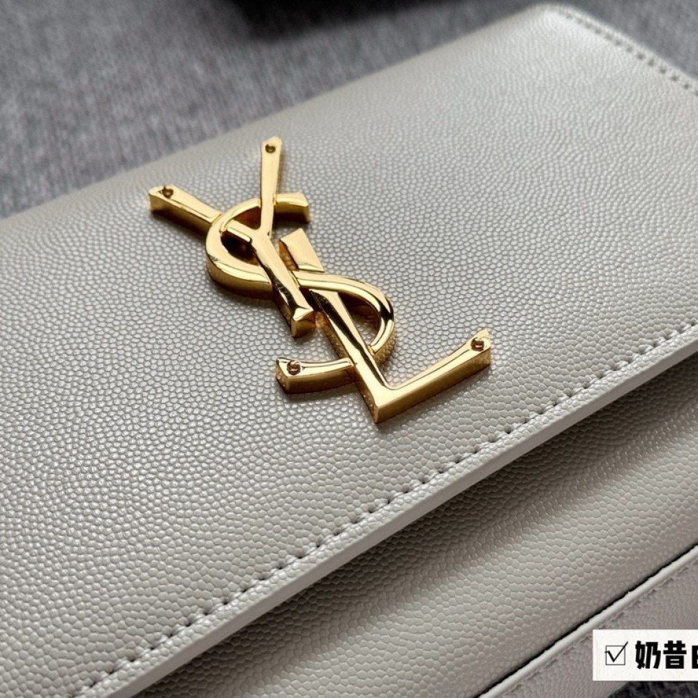 Saint Laurent Kate Small Bag in grained leather