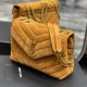 YSL LOULOU SMALL CHAIN BAG IN “Y” QUILTED SUEDE