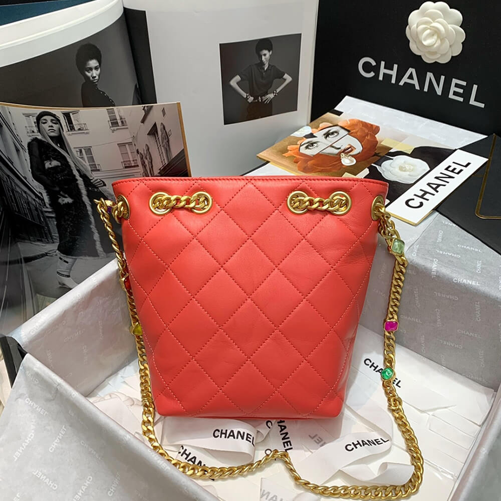 CHANEL Drawstring Bag