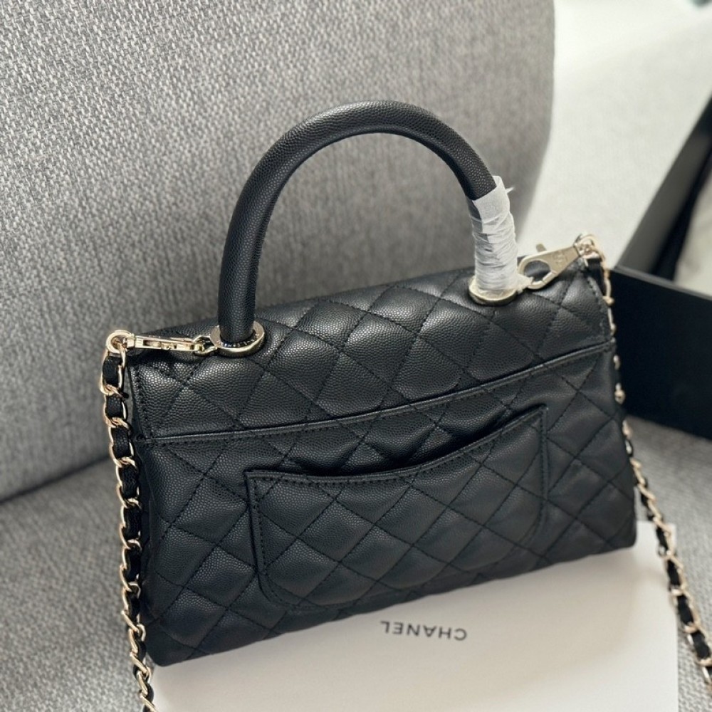 Chanel Caviar Quilted Mini Coco Handle Flap