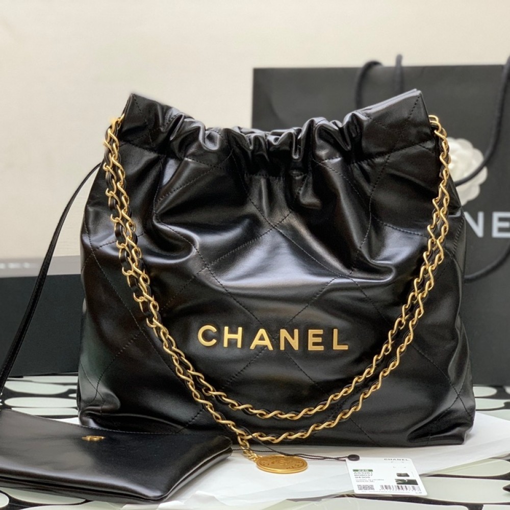 Chanel 2022 Calfskin Small 22 Hobo