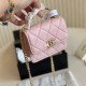 Chanel Mini Flap Bag with Top Handle - Pink