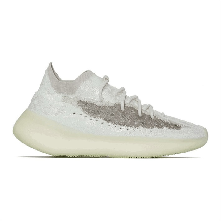  WHITE ADIDAS YEEZY BOOST 380 CALCITE GLOW SNEAKERS