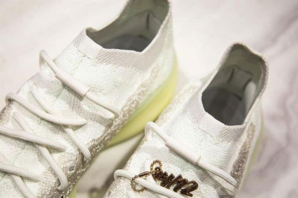  WHITE ADIDAS YEEZY BOOST 380 CALCITE GLOW SNEAKERS